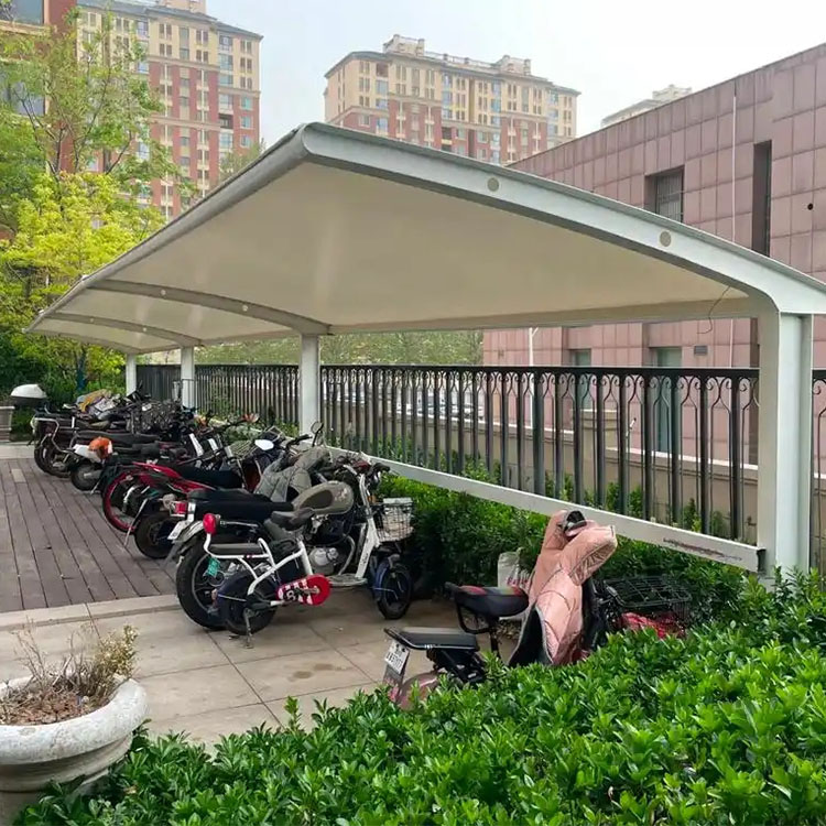 岚皋县膜结构电动车棚